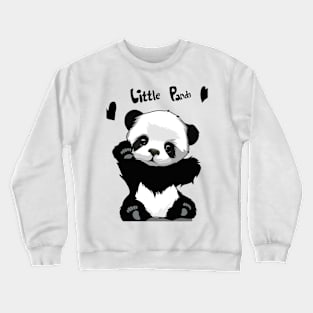 Little panda bear Crewneck Sweatshirt